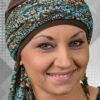 turbany dla Amazonek z szarfami do zawiązania