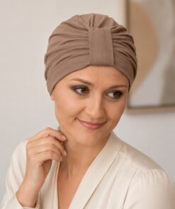 Bambusowy Turban Wiola jasna kawa