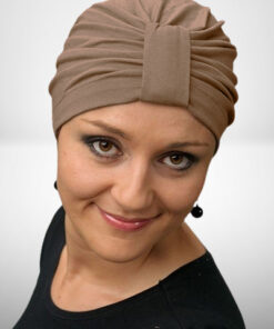 Bambusowy Turban Wiola jasna kawa