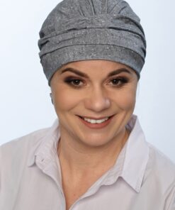 szary turban po chemioterapii w sklepie dla Amazonek