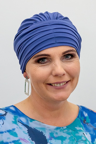 turban na głowę po chemioterapii