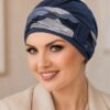 Turban Natalia granatowy