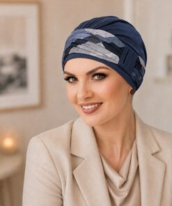 Alternative view of Turban Natalia granatowy