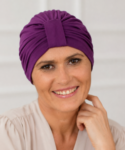 Turban Wiola śliwkowy
