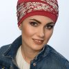 świąteczny piękny turban na głowę