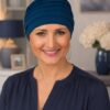 Turban Nadia granatowy - obrazek 2