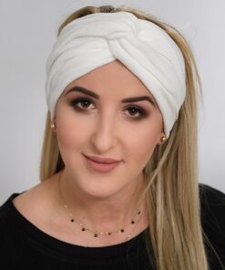 ciepła opaska na głowę z welwetu