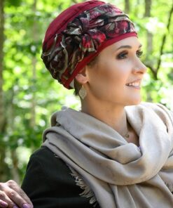 elegancki turban po chemioterapii
