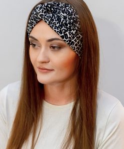 materiałowa opaska na głowę