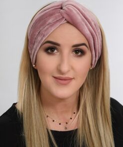 ozdobna opaska do włosów z welwetu