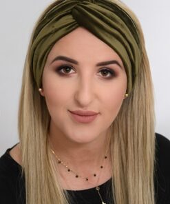 ozdobna opaska do włosów welwetowa