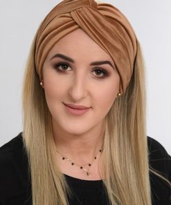 złota opaska na głowę