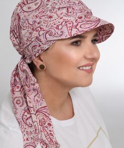 czapka na lato z daszkiem