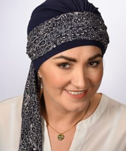 granatowa chusta po chemii