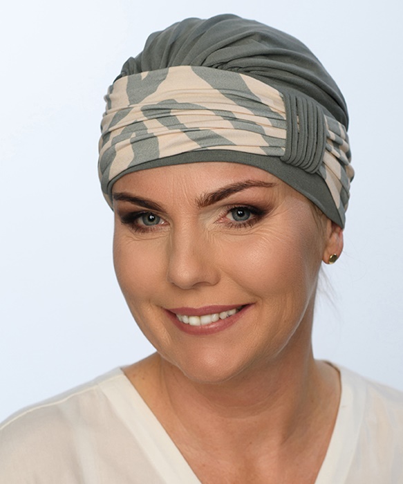 Turban Natalia miętowy
