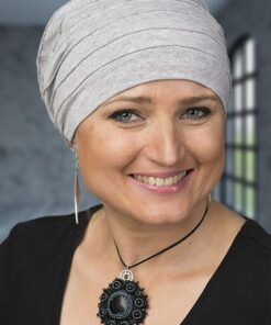 Turban Nadia jasny szary