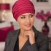 Turban Nadia malinowy - obrazek 2