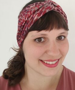 opaska na głowę materiałowa