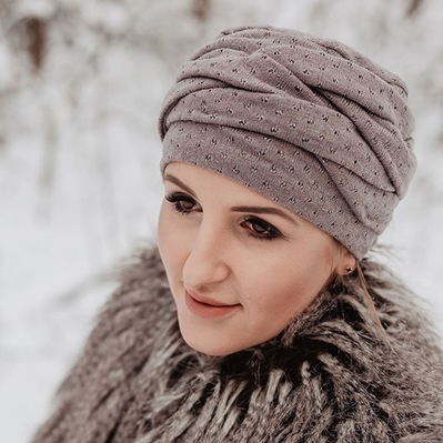 ciepła wełniana czapka damska Ola