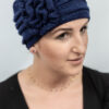 granatowa wełniana czapka damska Eryka