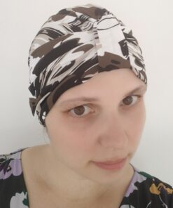 brązowy turban bambusowy