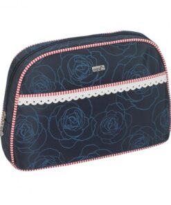 duża damska kosmetyczka xxl w róże