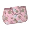 elegancka kosmetyczka damska piękny kolor kwiatowy wzór