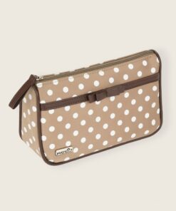 elegancka kosmetyczka damska brązowa