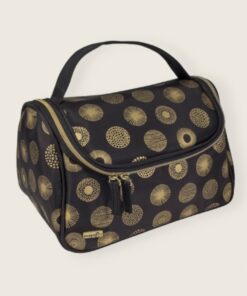 kosmetyczka podróżna kuferek elegancka czerń