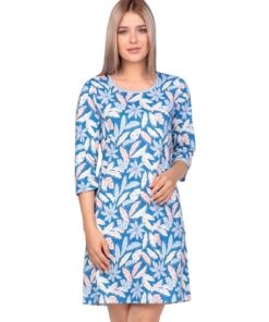 wzorzysta koszula nocna damska bawełniana regina 406