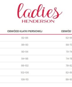 tabela rozmiarów damskich henderson