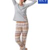 jasna piżama key flanelowa 458