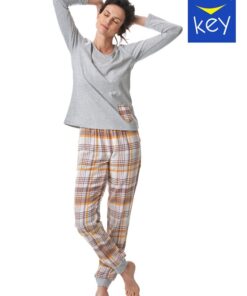 jasna piżama key flanelowa 458