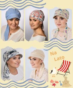 Turban damski na lato