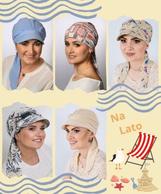Turban damski na lato