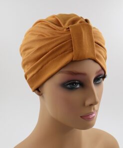 ceglasty pomarańczowy turban wiola