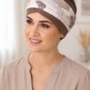 Turban Ela kawowy + wzór - obrazek 3