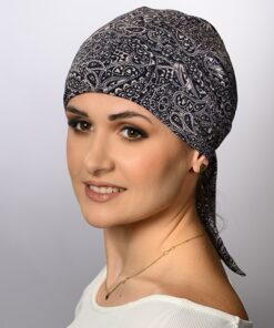 granatowa chustka na kajaki na łódkę ochrona przed słońcem