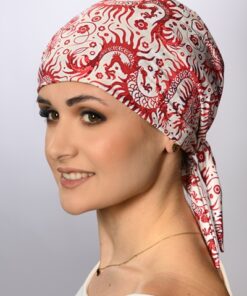 kremowa chusta na lato na plażę maja