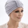 Turban Wiola popielaty szary