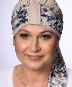 szarfa do turbanu beżowa