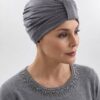 Turban Wiola grafitowy