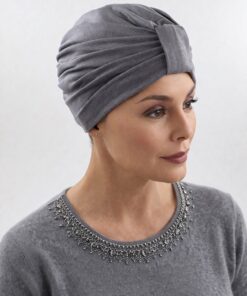 Turban Wiola grafitowy