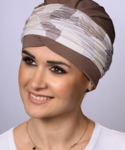 wygodny turban po chemioterapii kawa ela