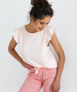 Alternative view of Piżama damska Sensis Elena pastelowy róż