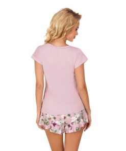 piżama krótkie spodnie donna nicola róż