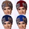 kolorowa szarfa do turbanów