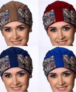 kolorowa szarfa do turbanów