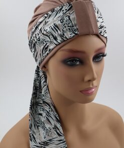 szarfa nell beżowe paski