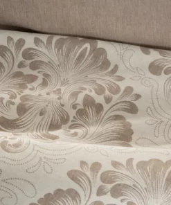 Alternative view of Beżowo brązowa Pościel Eurofirany - pościel w eleganckie ornamenty - 100% bawełna